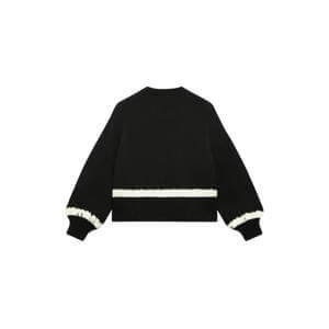 Mint Velvet Black Cotton Blend Jumper